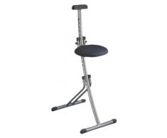 Leifheit 71326 - Taburete regulable, color plateado