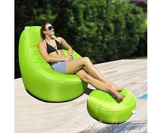 Jilong Avenli Garden Pool Sofa - Sillón hinchable de diseño, impermeable, resistente a los rayos UV y al moho