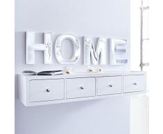 Estante de pared con 4 cajones, nuevo