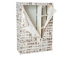 ArtMoon Manitoba Portable Armario Ropero Plegable 105X45X160 cm