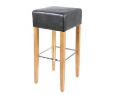 Taburete Bar haya maciza negro - BAR-02-BS/14