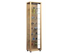 VCM 911769 vitrina Edana máximo sin iluminación Madera 115 x 115 x 33 cm, haya