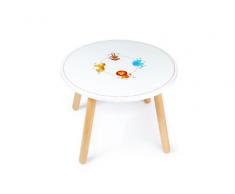 Tidlo wood Safari - Mesa infantil (60 x 43 cm), diseño de animales