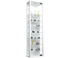 VCM 911774 vitrina Stano máximo sin iluminación Madera 115 x 115 x 33 cm, color blanco