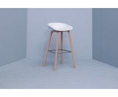 Hay - About a stool 32 sobre un taburete aas 32 roble alto altura 86cm blanco hee welling geseifte polipropileno acero inoxidable