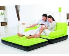 Flocado colchón inflable o un sofá cama a las 2 plazas llenas de bomba ...