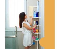 IKAYAA - Estante de almacenamiento ajustable para baño