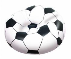 Bestway - Puff hinchable balón de fútbol, 114 x 112 x 71 cm