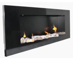 Metal Chimenea Negro / BBT-10001100 / Para el uso con el Fuego-Gel o Bio-Etanol / Por último: Bienes Fuego - NO cenizas, polvo o humo! / Chimeneas