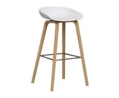 Hay Dänemark - Hay dk about a stool set 65cm heno sobre un taburete aas 32 heno x 2 bar taburetes 65 cm asiento altura roble diseño de estructura de cuatro patas blancas hee welling aas 32 dinamarca inspirado por charles & ray eames para el setpreis