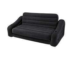 Intex 68566 - Sillón inflable convertible en cama para dos personas, 193 x 221 x 71 cm