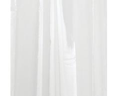 InterDesign - Revestimiento de tela anti-hongos de PEVA 3 para cortina de ducha - 183 x 183 cm - Claro