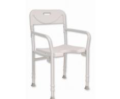NRS Healthcare - Silla de ducha (plegable y ajustable)
