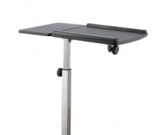 Tv Das Original 07163 Table Maxx - Mesa Regulable con Ruedas, color Cromo