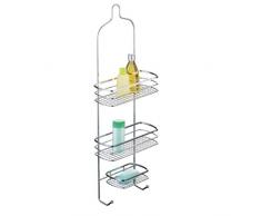 Testrut 280873 - Estante para ducha, color acero