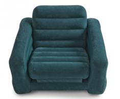 Intex 68565 - Sillón inflable convertible en cama individual, 107 x 221 x 66 cm