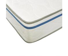 Ailime Easy H22 - Colchón para cama, Ortopedico e antiacaro , Espuma con memoria, 90x200 x 22 cm, color blanco