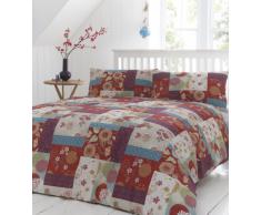 Dreams n Drapes - Juego de funda de edredón para cama de matrimonio, diseño de patchwork con motivos orientales