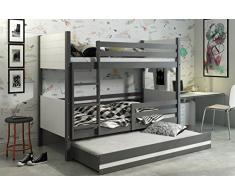 Litera 3 plazas Clir 190 x 80 con los somieres y colchones