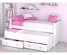 Cama nido Compacta Gondola (Montaje no incluido, Blanco)