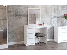 Birlea Furniture LYNDRWHT - Producto de almacenaje de cama infantil, color blanco