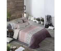 BOUTI + 2 Fundas de Cojín KELER MALVA (235X270) cama de 135 ó 140 (ANTILO)