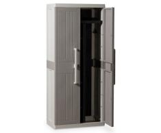 Toomax Wood Line L - Armario escobero, 2 puertas, 4 estantes