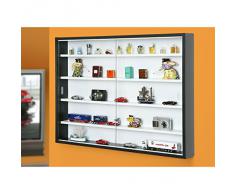 Links Collecty 99800800 - Vitrina de coleccionista ( 80 x 9,5 x 60 cm), color blanco y negro