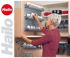 Hailo Deposito gabinete superior-Gewürzpaneel para 30 cm del armario superior para especias división ajustable estantes estantería para especias