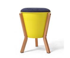 Heces creativa puede estar sentado en el sofá para que las heces taburete bajo Moda Taburete almacenamiento de las heces taburete redondo Banco de madera maciza Sofá heces (una variedad de estilos opcionales) ( Color : Q )