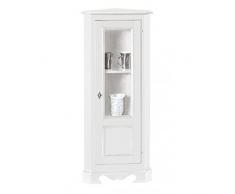 Vitrina de Madera Col Blanco Mate