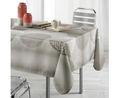 LHarmonie Du Décor - 1721370, Mantel Rectangular , 150 X 240 Cm , Kosmo , Poliéster Estampado , Beige