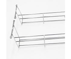Especiero de pared metálico organizador botes condimentos 5 baldas estantes de OPEN BUY