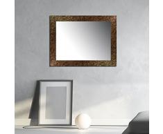Lienzos Levante Espejo de Pared para Vestidor, Cabecero o Aparador, Madera, Oro, 166 x 66 cm