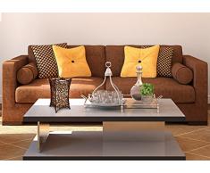 Näve Leuchten 339714 - Lámpara de mesa (casquillo E14, 40 W, 230 V, 50 Hz, 30 x 16 x 16 cm, bombilla no incluida, mimbre y plástico), color marrón