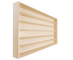 Pihami - Vitrina de coleccionista (madera de abedul, 150 cm)