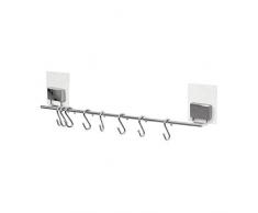 C.I.E. Europe Bestlock Magic - Barra de cocina con 8 ganchos (cable de hierro cromado)