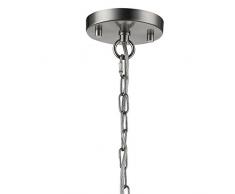 CLAXY Vidrio Lámpara Colgante Moderna Cristal Lámpara de Araña Iluminación Interior