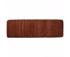 Camello alfombra de baño de espuma de memoria nuevo tapete lavable Dormitorio Pad alfombra antideslizante alfombra puerta,café,40*60cm. BEWN