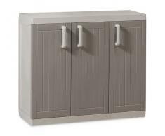 Toomax Wood Line S - Mueble bajo, 3 puertas, 2 estantes