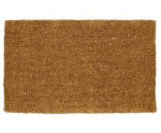 William Armes 2340004 - Felpudo de fibra de coco natural, 83 x 50 cm, tejido a mano