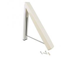 Gancho de ropa plegables, MKQPOWER 1Pcs Durable Percha de acero inoxidable de pared plegable de la suspensión de montaje perchas plegables