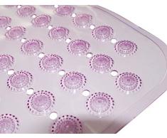WARRAH Pebble Diseño de goma alfombra de baño de hidromasaje Mat Mat Salud del pie de limpieza para el baño o ducha Bañera -Naturales goma estera no del resbalón -La mejor seguridad adición para su ducha o bañera con acogedor