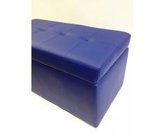 Asiento banco asiento cubo ropa sucia, Negro Longitud 120 cm