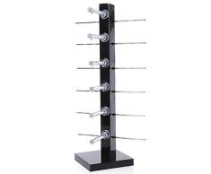 Vococal - Estante del Soporte de Exhibición de Gafas de sol / Gafas Anteojos Organizador Rack para Almacenamiento y Presentación (Forma de velero,6 Capas)