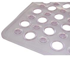 WARRAH Pebble Diseño de goma alfombra de baño de hidromasaje Mat Mat Salud del pie de limpieza para el baño o ducha Bañera -Naturales goma estera no del resbalón -La mejor seguridad adición para su ducha o bañera con acogedor