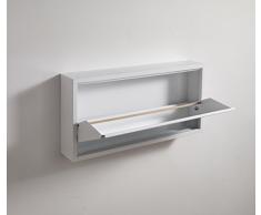 Wink design, Burbank, zapatero, Metal, blanco opaco
