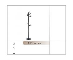 Perchero de pie con 8 ganchos H170 cm