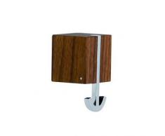 Pieperconcept - Perchero de pared ancora con aceite de gancho nogal plegable bastidor del cromo