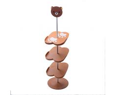 befitery vertical zapata zapata de soporte estantes para zapatos zapatero para niños, Brown Bear